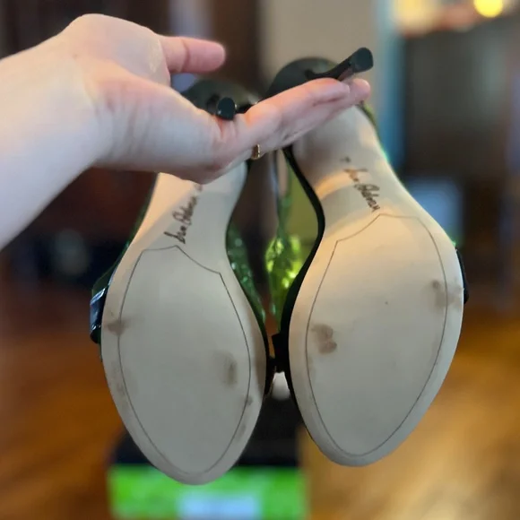 NIB Sam Edelman Eleanor Heel in Black Patent - Picture 5 of 5